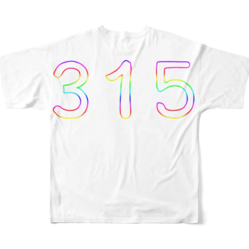 3・1・5 フルグラフィックTシャツ