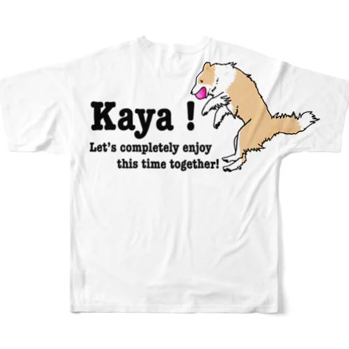 ディスクドッグKaya フルグラフィックTシャツ