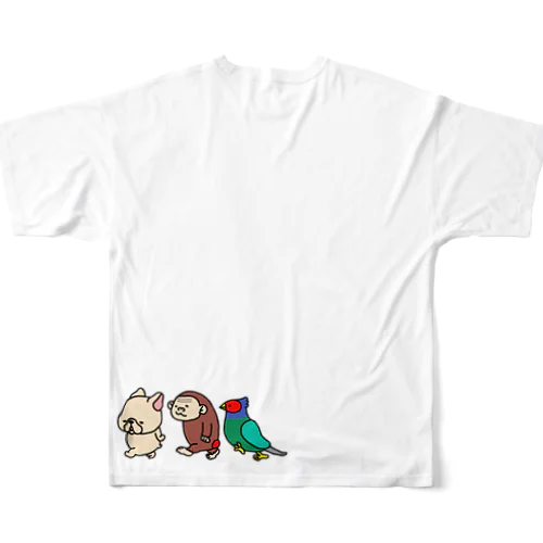 フレブルちゃんとオトモ。 All-Over Print T-Shirt