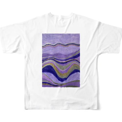 どこかの地層 All-Over Print T-Shirt