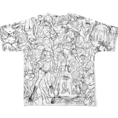 おんなのこ女の子オンナノコおんなのこ All-Over Print T-Shirt