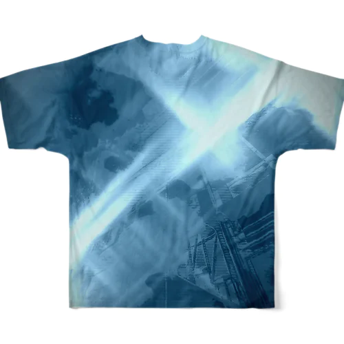 Gothical blue フルグラフィックTシャツ