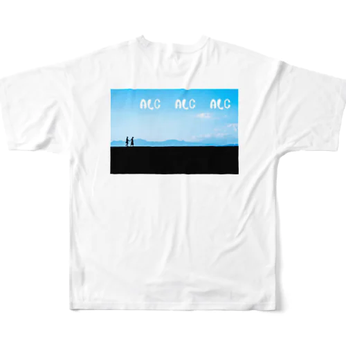ALC  雲ﾛｺﾞ  All-Over Print T-Shirt