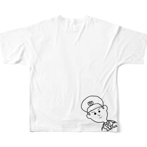 犯罪抑止お巡りさん All-Over Print T-Shirt