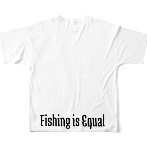 魚の前で威張っても仕方がない All-Over Print T-Shirt