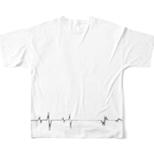 心拍数  All-Over Print T-Shirt