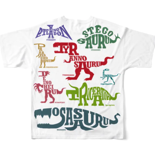 パラサウロロフス All-Over Print T-Shirt