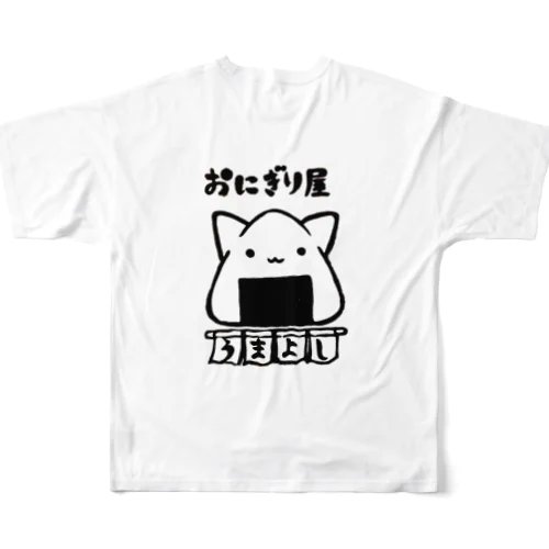 おにぎりねこ Tシャツ フルグラフィックTシャツ