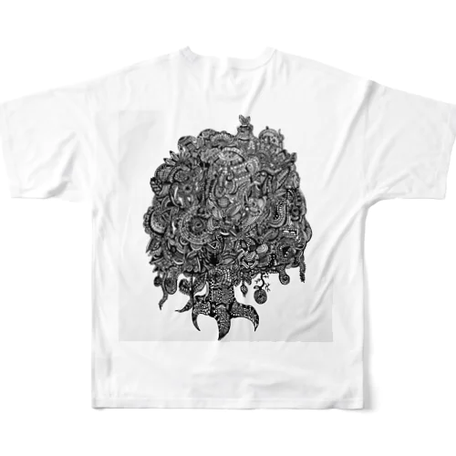 世界観の木 All-Over Print T-Shirt