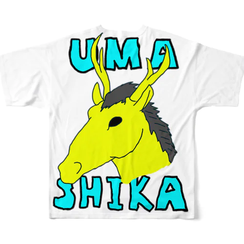 UmaShika フルグラフィックTシャツ