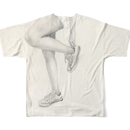 cloud girl no.108 フルグラフィックTシャツ