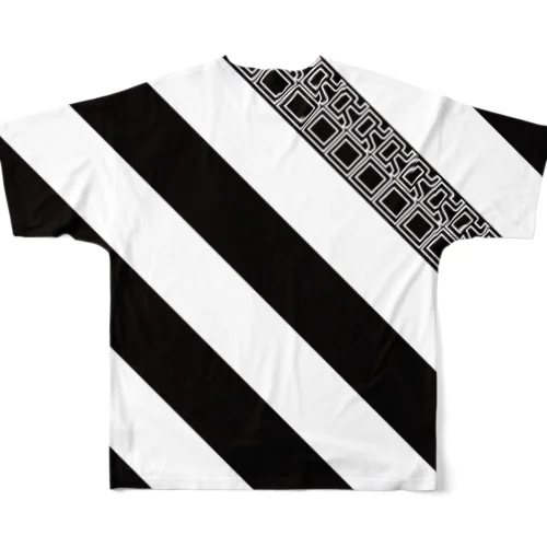 stripes stripes stripes フルグラフィックTシャツ