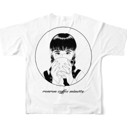 ronron coffee minette ver.2.0 All-Over Print T-Shirt