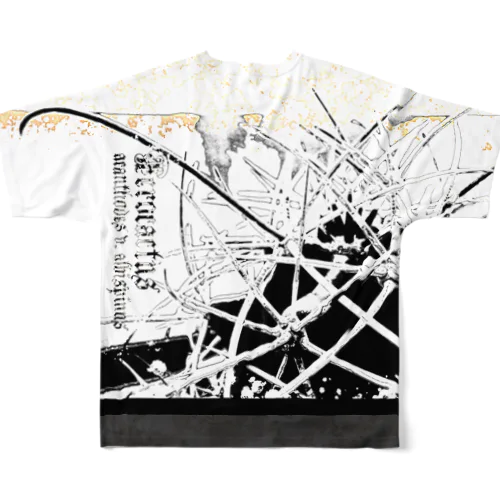 サボテン 白鳥丸（白） All-Over Print T-Shirt