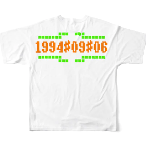 ドット1994 フルグラフィックTシャツ