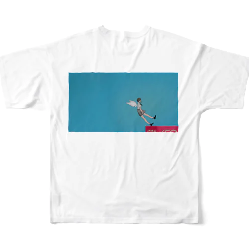 落ちる_りけぽっぷ All-Over Print T-Shirt