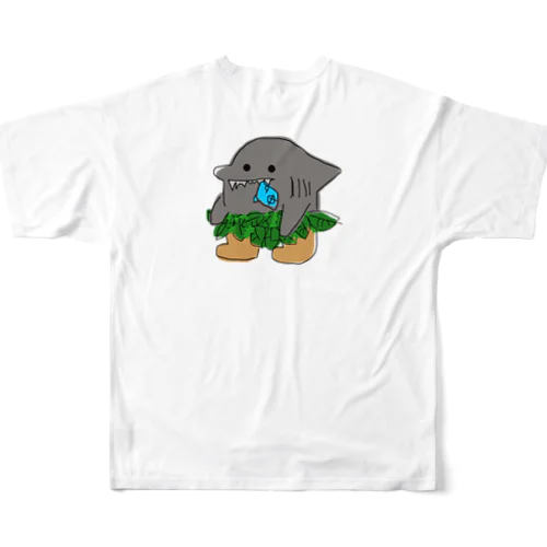 サメピープル フルグラフィックTシャツ