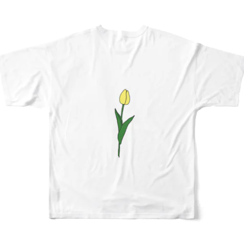 yellow tulip 🌷 フルグラフィックTシャツ