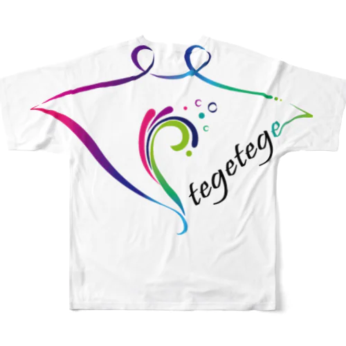 tegetege Ｔシャツ フルグラフィックTシャツ