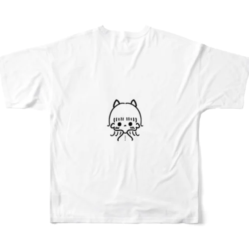 ウルフ娘 All-Over Print T-Shirt