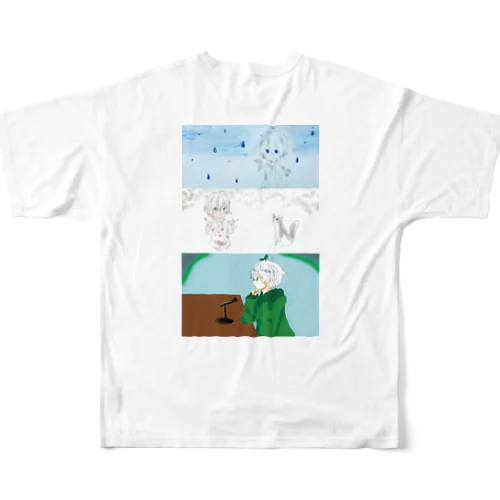 懐かしTシャツ フルグラフィックTシャツ