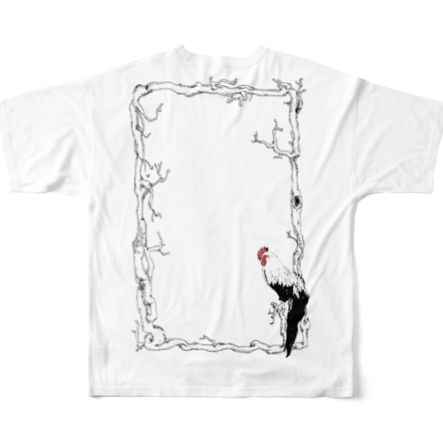 朝 All-Over Print T-Shirt