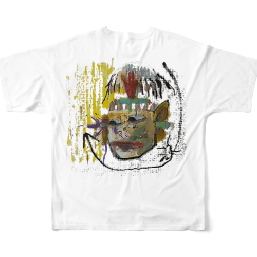 上から見ても下から見ても All-Over Print T-Shirt