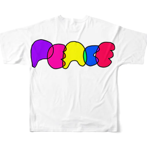 PEACE All-Over Print T-Shirt