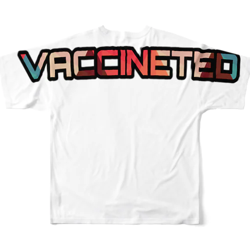 VACCINETED デザイン フルグラフィックTシャツ