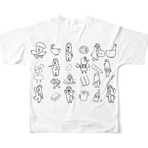 群馬非公認キャラクター フルグラフィックTシャツ