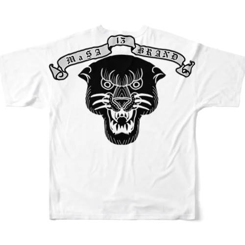 黒豹ラッキー13 フルグラフィックTシャツ