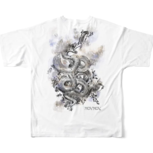 ヘビーな状況をカエル All-Over Print T-Shirt