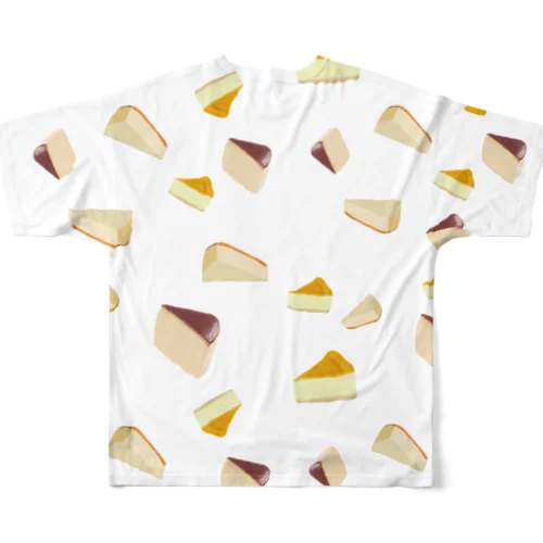 チーズケーキ 愛 All-Over Print T-Shirt