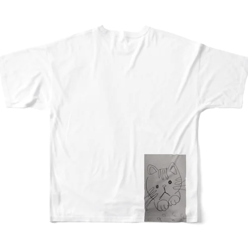 にゃんたろう All-Over Print T-Shirt