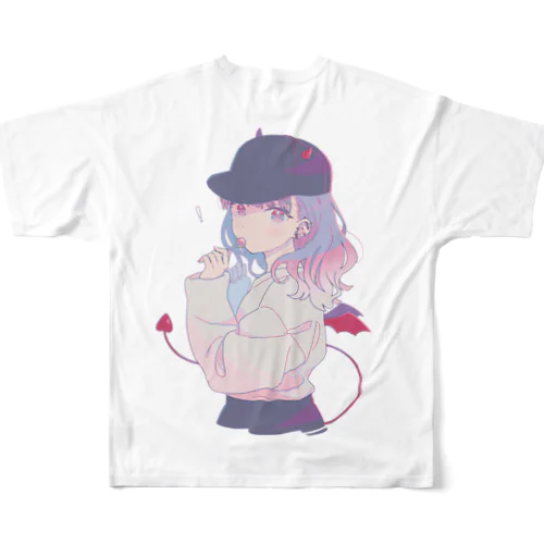 オト×コ×アクマ フルグラフィックTシャツ