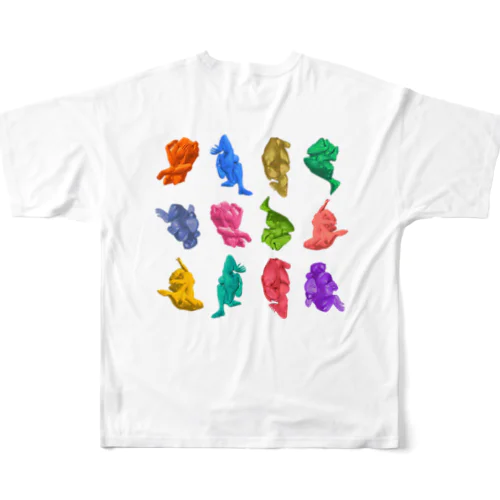 COLORFUL FLESH All-Over Print T-Shirt