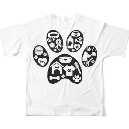 @@@肉球 All-Over Print T-Shirt