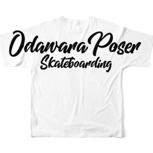 ODAWARAPOSERオシャレロゴシリーズ フルグラフィックTシャツ