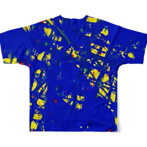 Hirao_Blue_01 All-Over Print T-Shirt