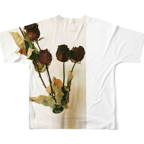 The nightingale and roses All-Over Print T-Shirt