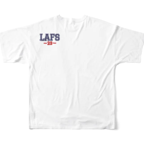Lafs23 公式グッズ ｢カレッジ｣ フルグラフィックTシャツ
