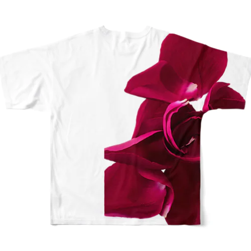 ROSE PETALS フルグラフィックTシャツ