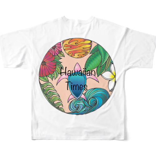 Hawaiian Times フルグラフィックTシャツ