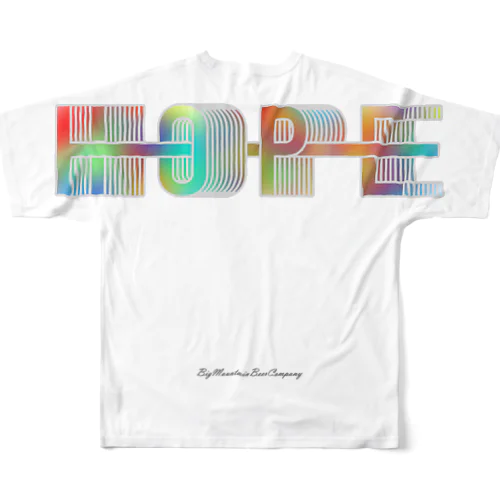 HOPE フルグラフィックTシャツ