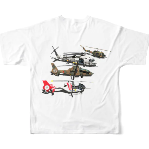 4heli2 フルグラフィックTシャツ