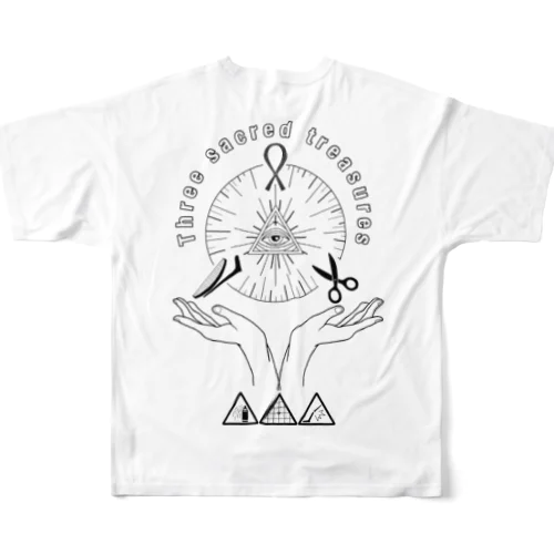 かみのけいじるひとたちシリーズ(和) All-Over Print T-Shirt