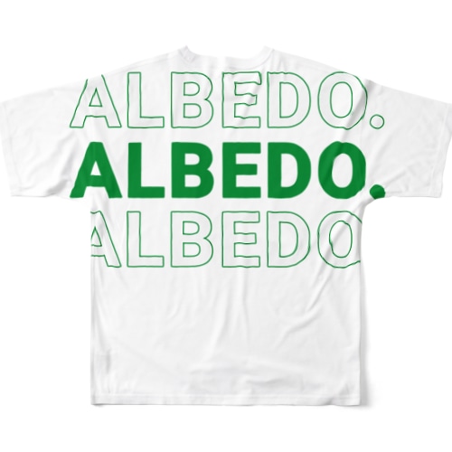 ALBEDO    GREEN All-Over Print T-Shirt