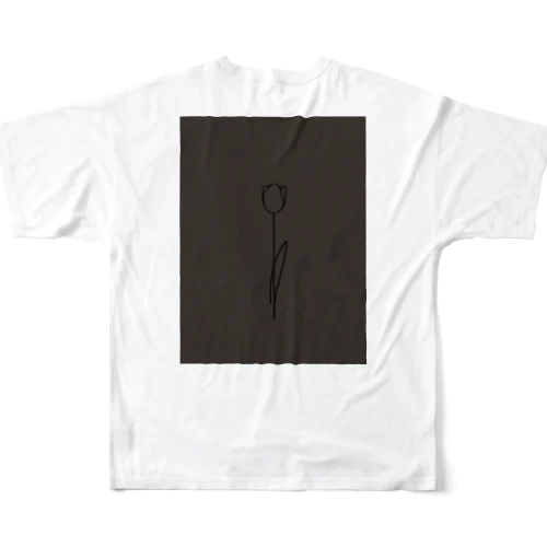  darkcharcoal chocolateBrown All-Over Print T-Shirt