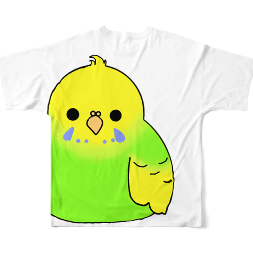 セキセイインコさんです フルグラフィックTシャツ