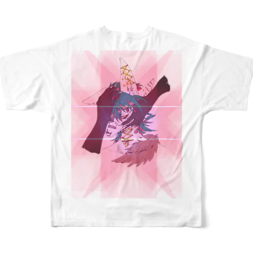 獣体実験君 All-Over Print T-Shirt